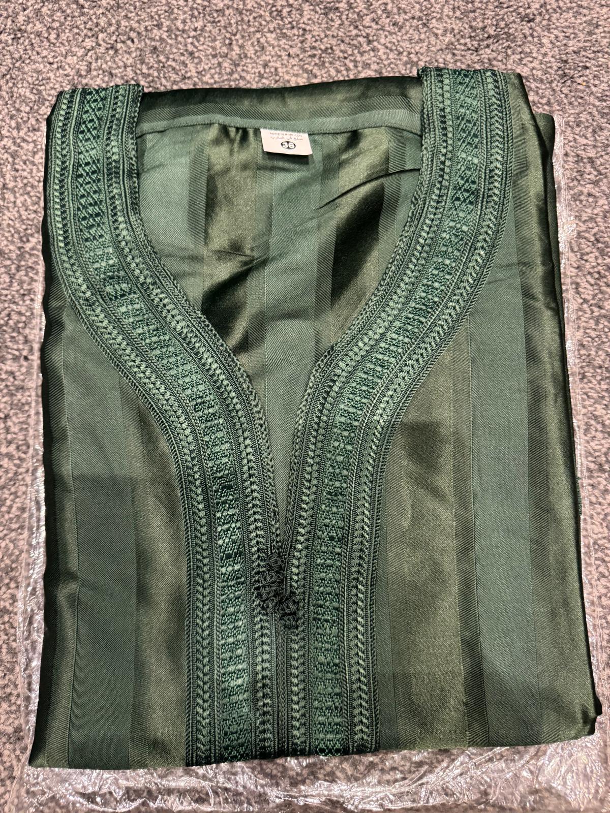 Full Green Moroccan Thobe